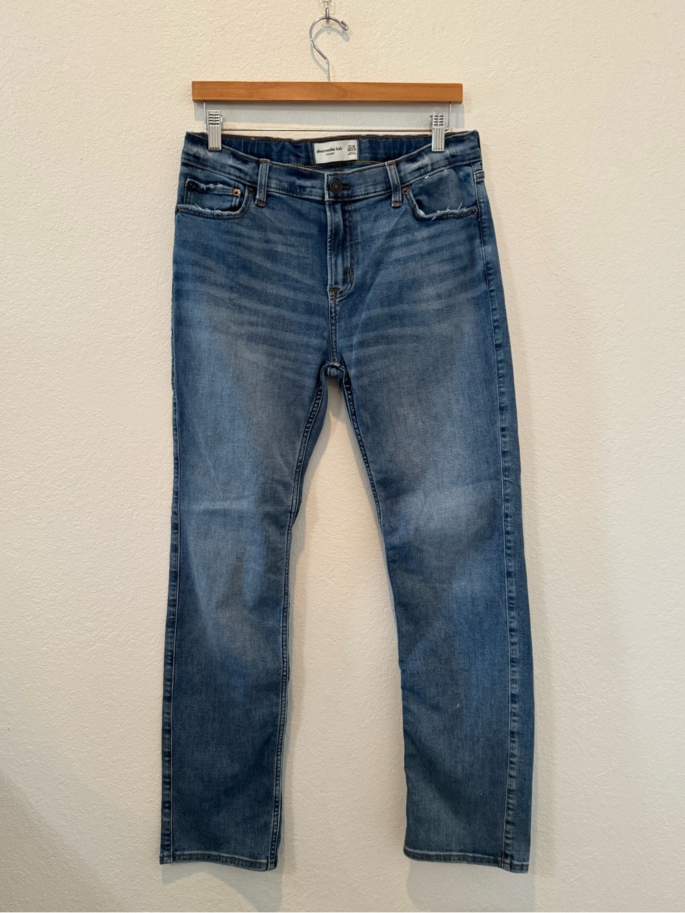 Abercrombie Kids Straight Jeans Boys 17/18 Blue